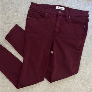 Madewell 9” High-Rise Skinny Jeans 27